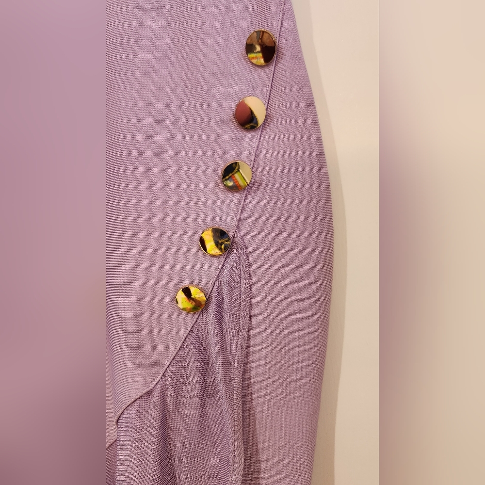 Lilac Bandage Dress, Size Medium - Picture 5 of 5